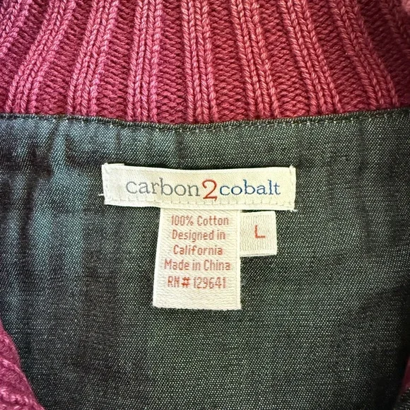 Carbon2Cobalt Men Sweater Size L - Picture 4 of 4